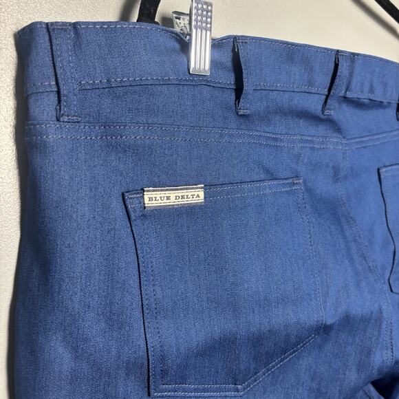 Blue Delta Mens Raw Denim Pants Custom Light Western Southern Jeans Pants 40 31 - Picture 6 of 13